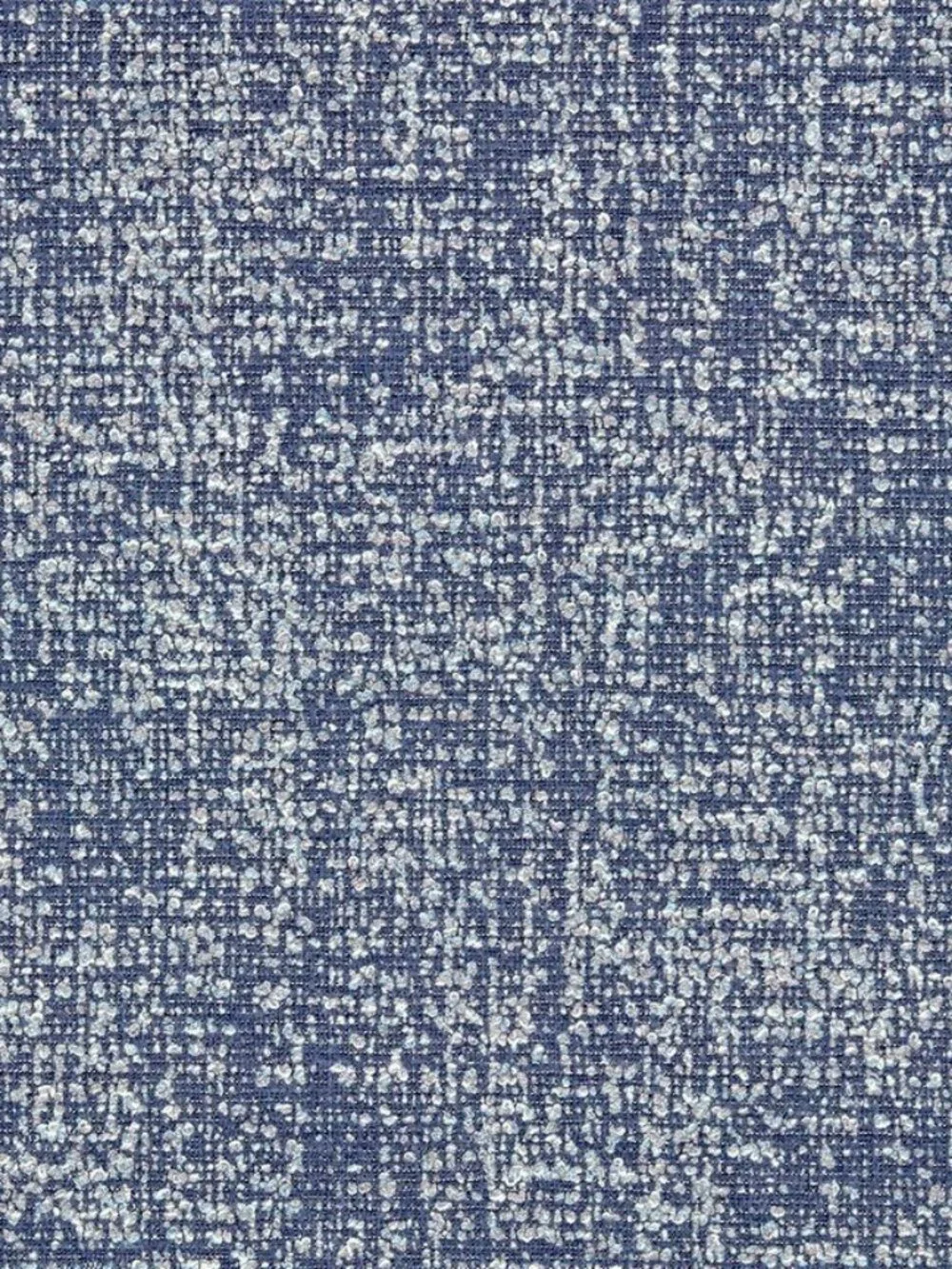 MAHARAM LINDEN Bewitch 5 Yards Blue Gray Wool Fabric Luxury Designer